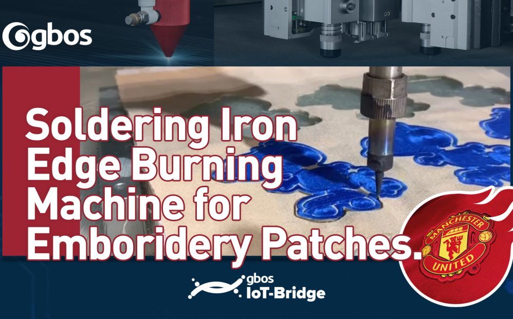 Automatic Soldering Iron Edge Burning Machine for Emboridery Patches