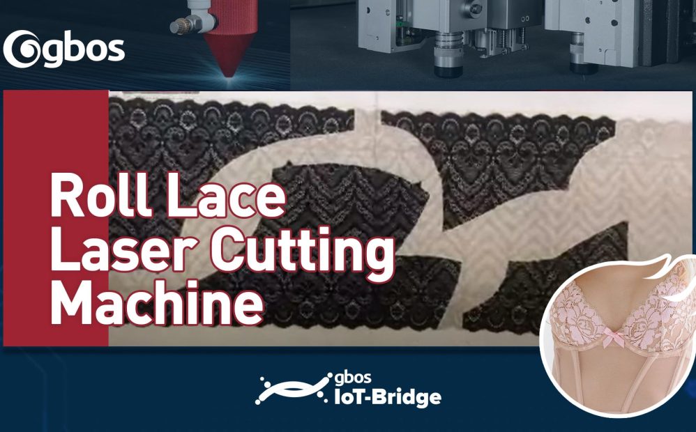 Máquina de corte a laser para renda em rolo